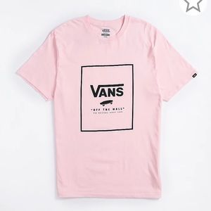 VANS Print Box Pink T-Shirt Men’s Medium